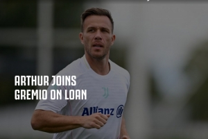 球天下体育直播-尤文官方：阿图尔租借加盟巴西球队格雷米奥